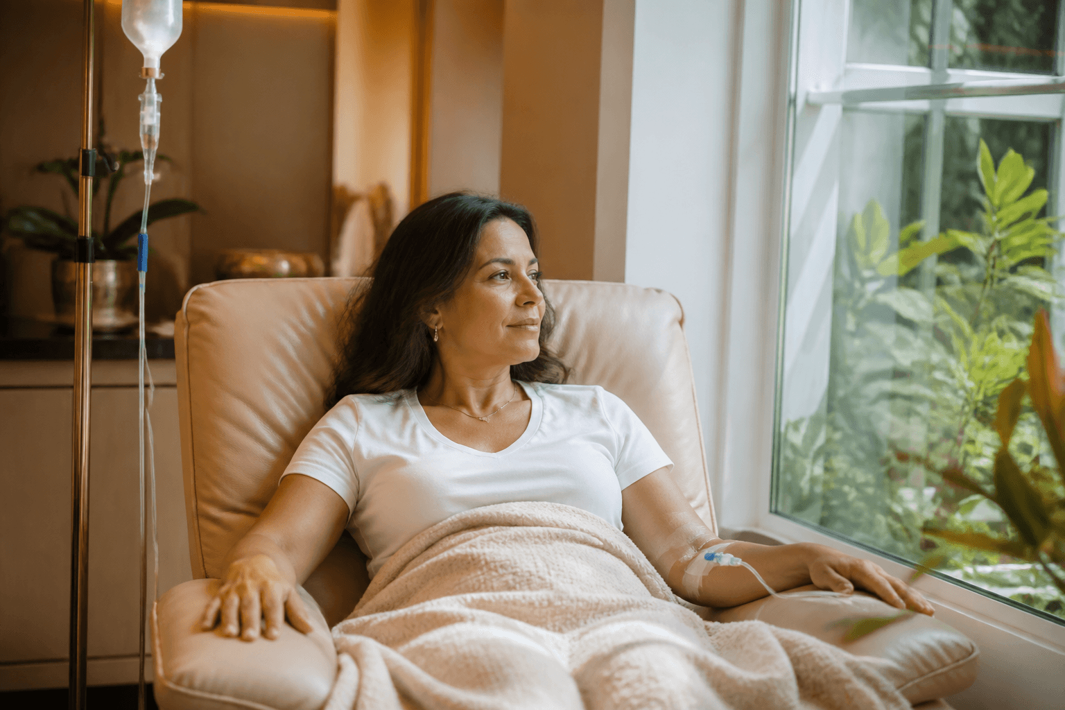 Sessão de soroterapia na LongLife